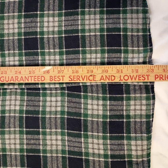 Stillwater Supply Co‎ Flannel Shirt Mens Medium Blue Green Plaid Pocket Outdoor - Picture 8 of 8